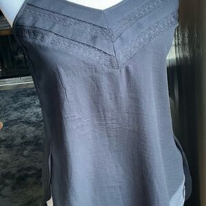 Express Black Camisole with Lace Detail